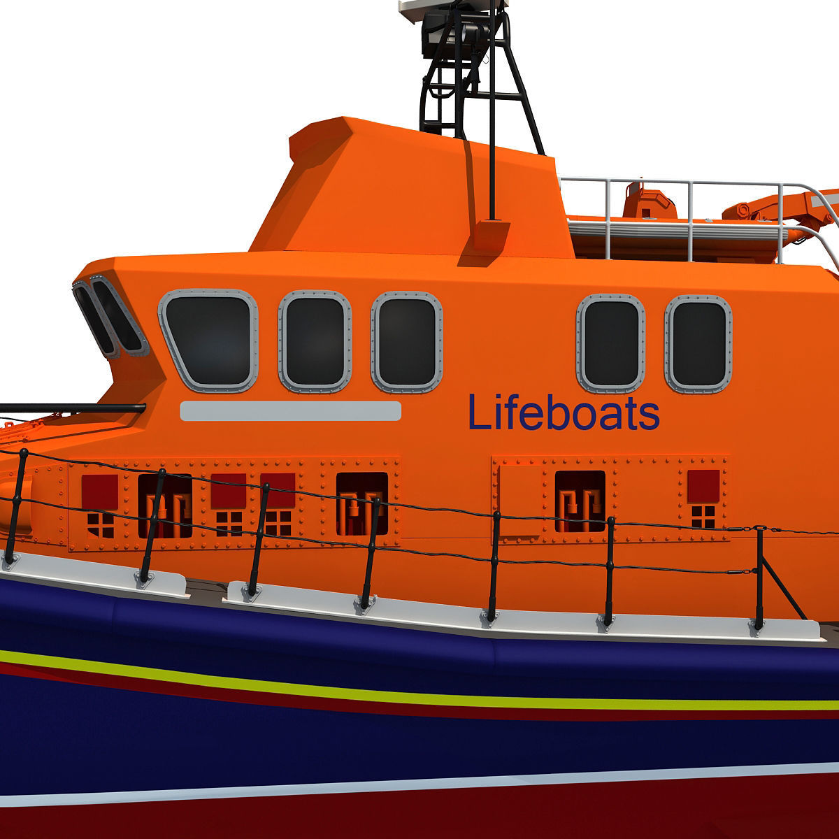 Severn Class Lifeboat 3D model_11