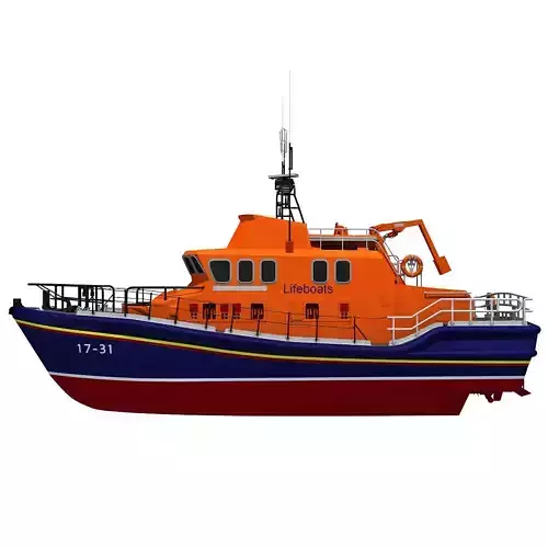 Severn Class Lifeboat 3D model