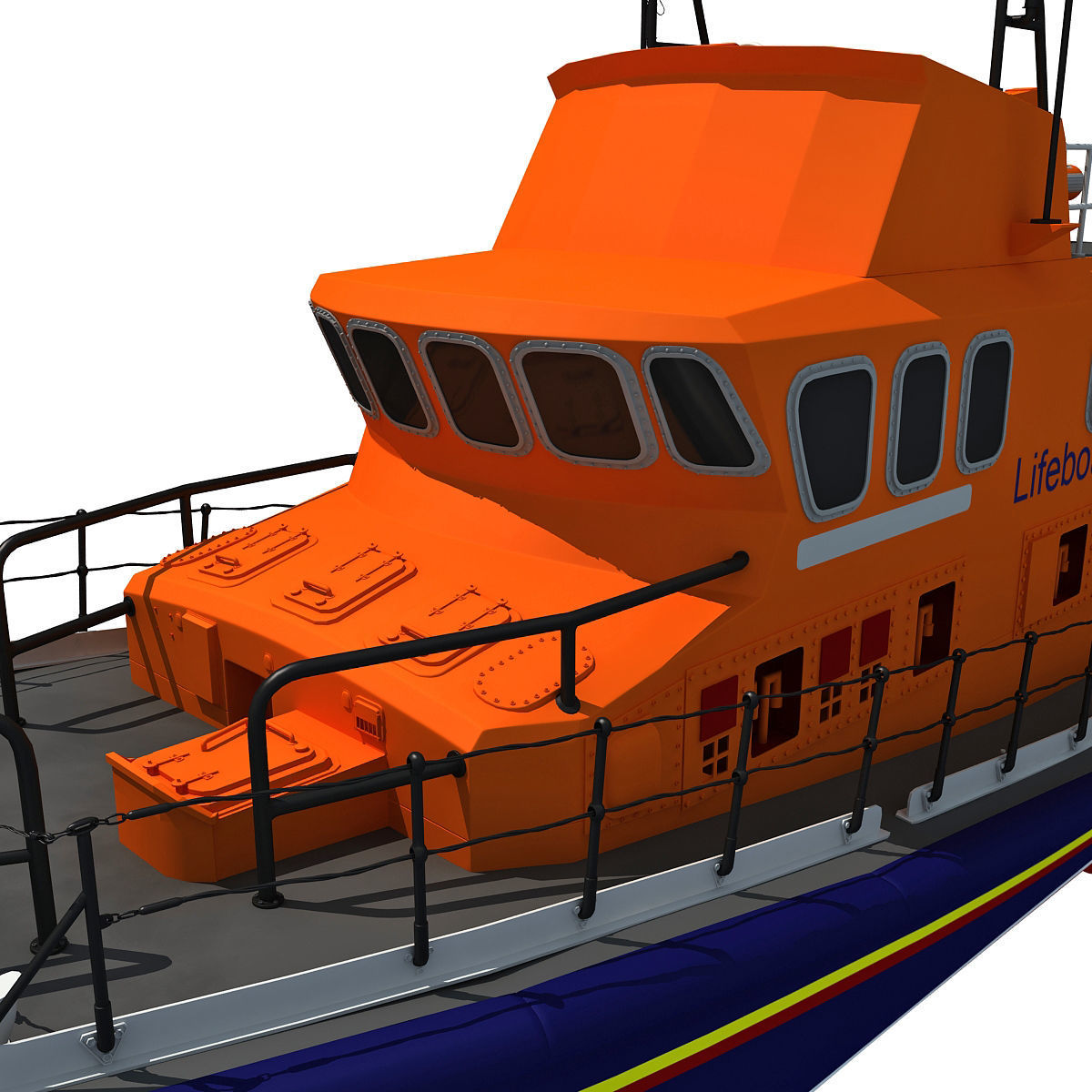 Severn Class Lifeboat 3D model_14