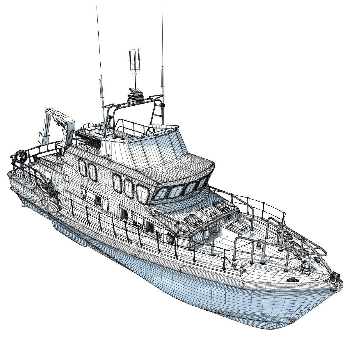 Severn Class Lifeboat 3D model_20