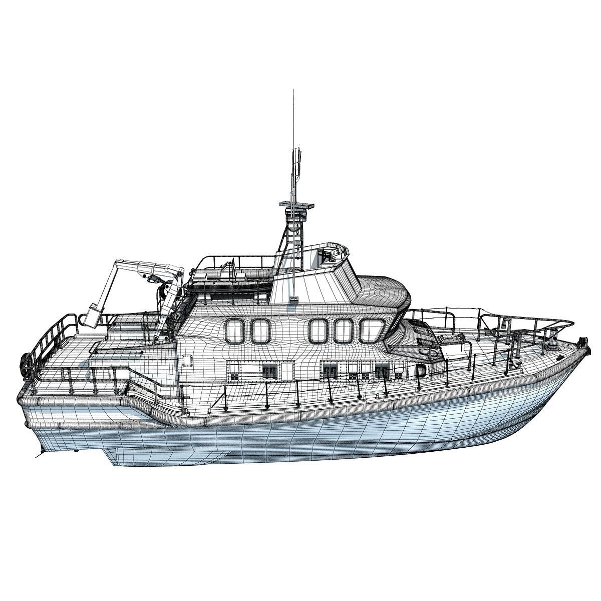 Severn Class Lifeboat 3D model_18