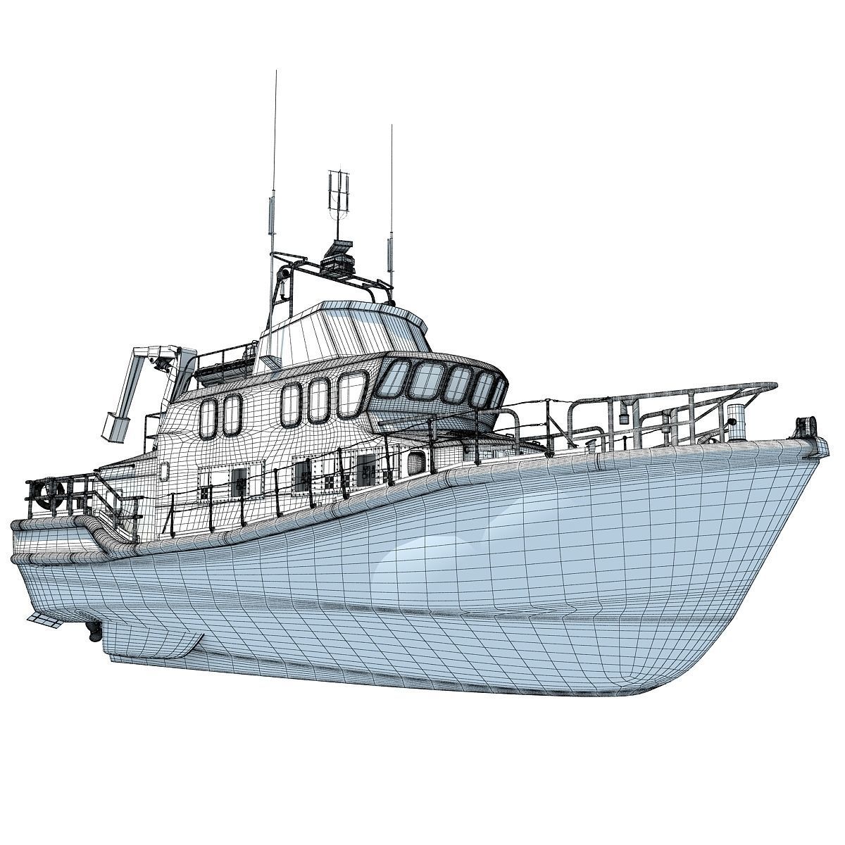 Severn Class Lifeboat 3D model_17