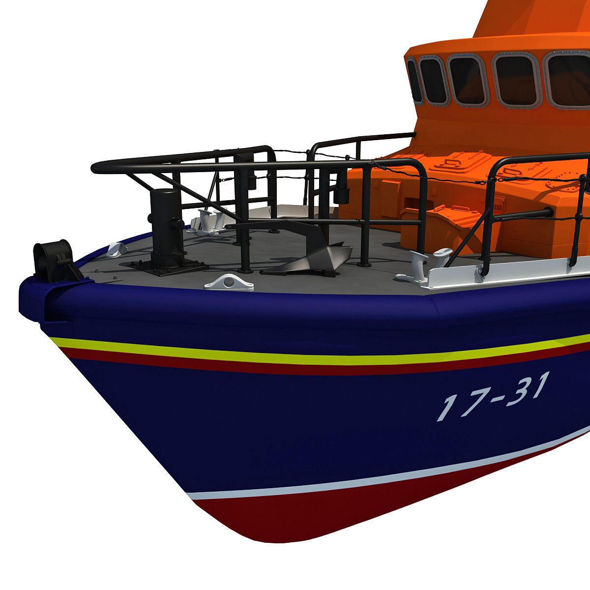 Severn Class Lifeboat 3D model_13