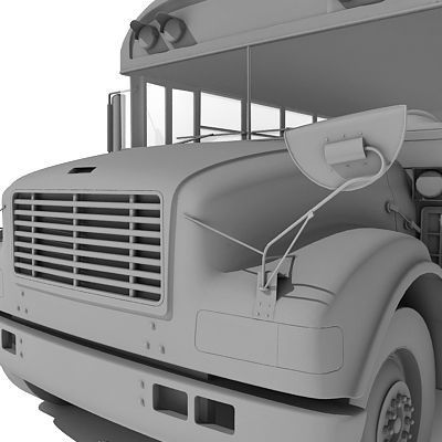 School Bus 3D model_9