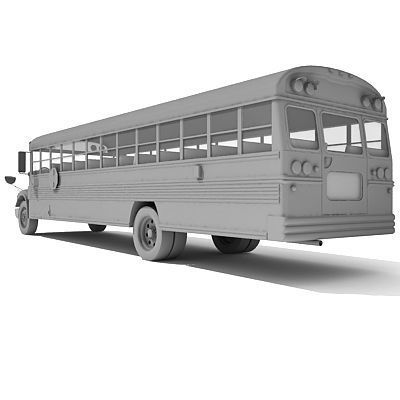 School Bus 3D model_2