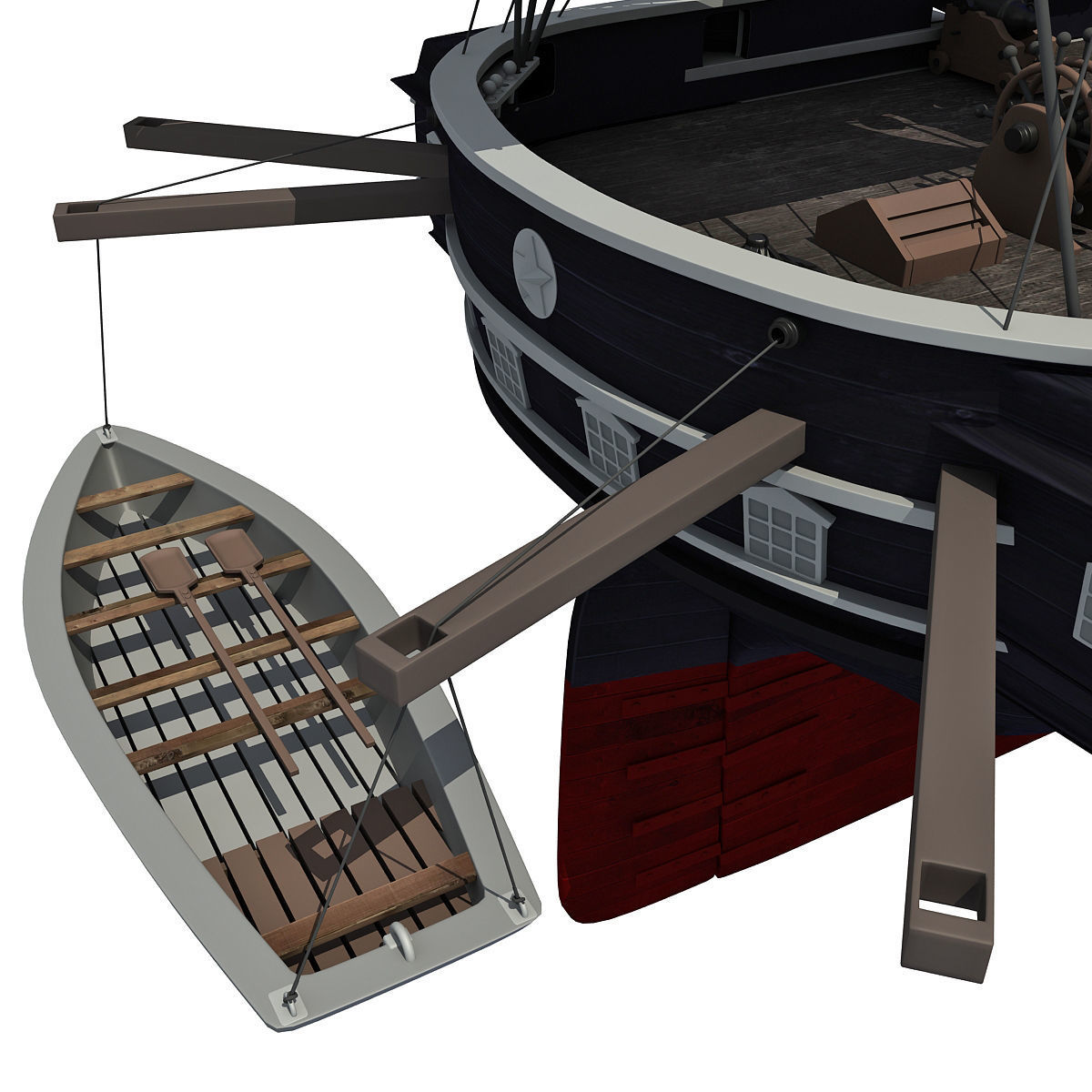 Sailing Ship 3D model_15