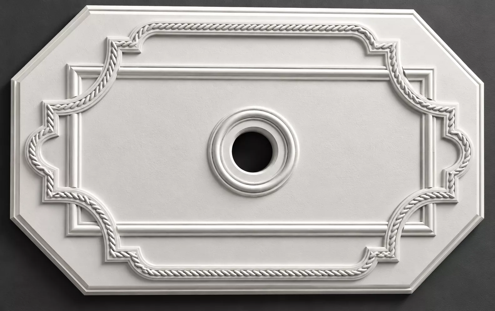 Rectangular Architectural Molding Panel STL File 3D model