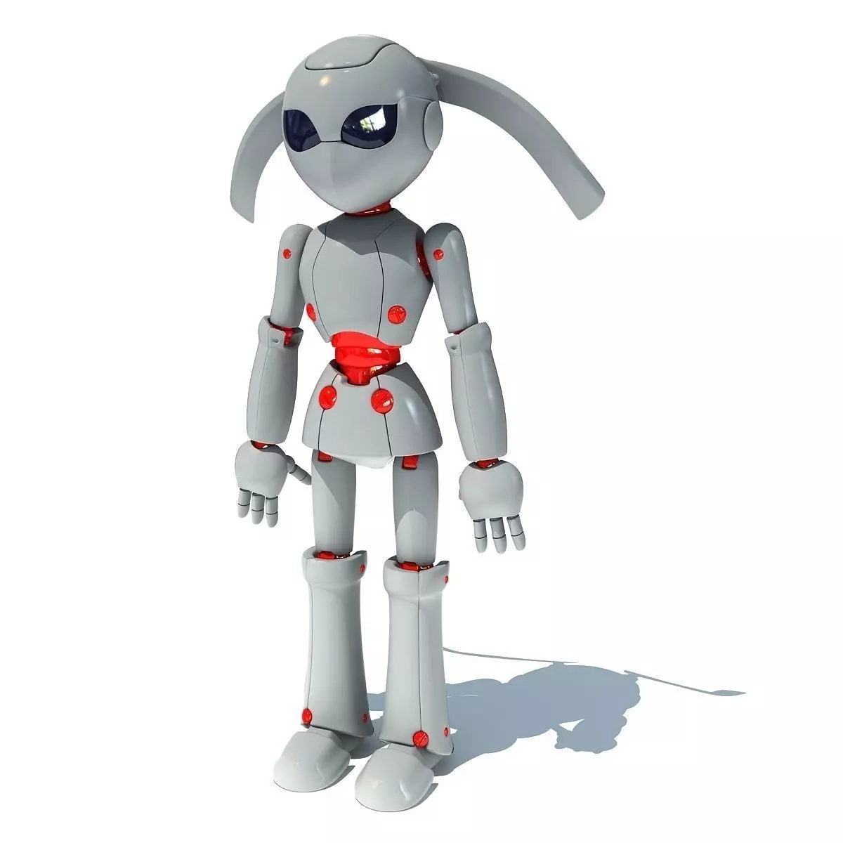 Simple Robot 3D Model 3D model_0