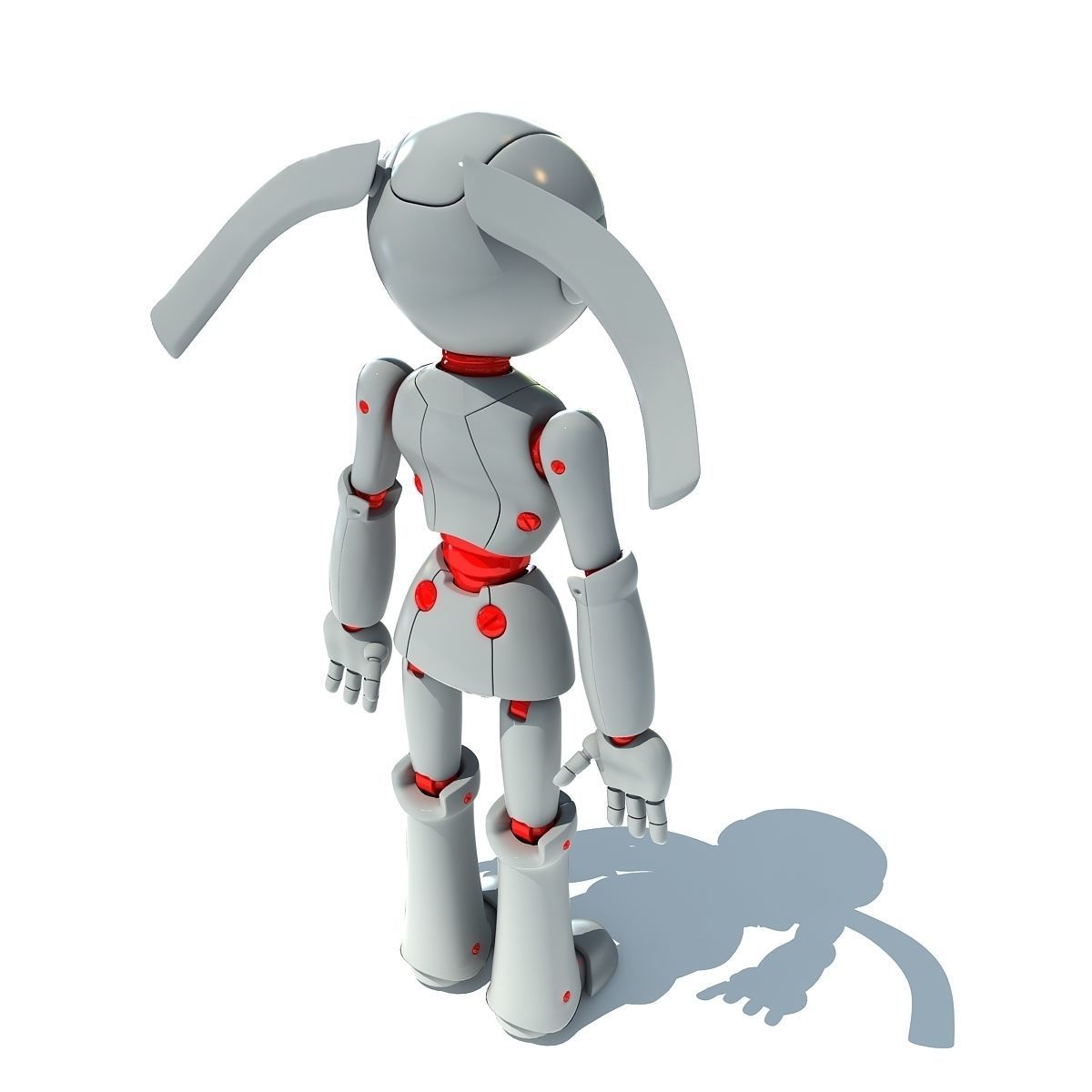 Simple Robot 3D Model 3D model_5