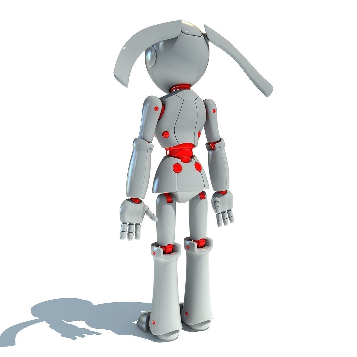 Simple Robot 3D Model 3D model_6