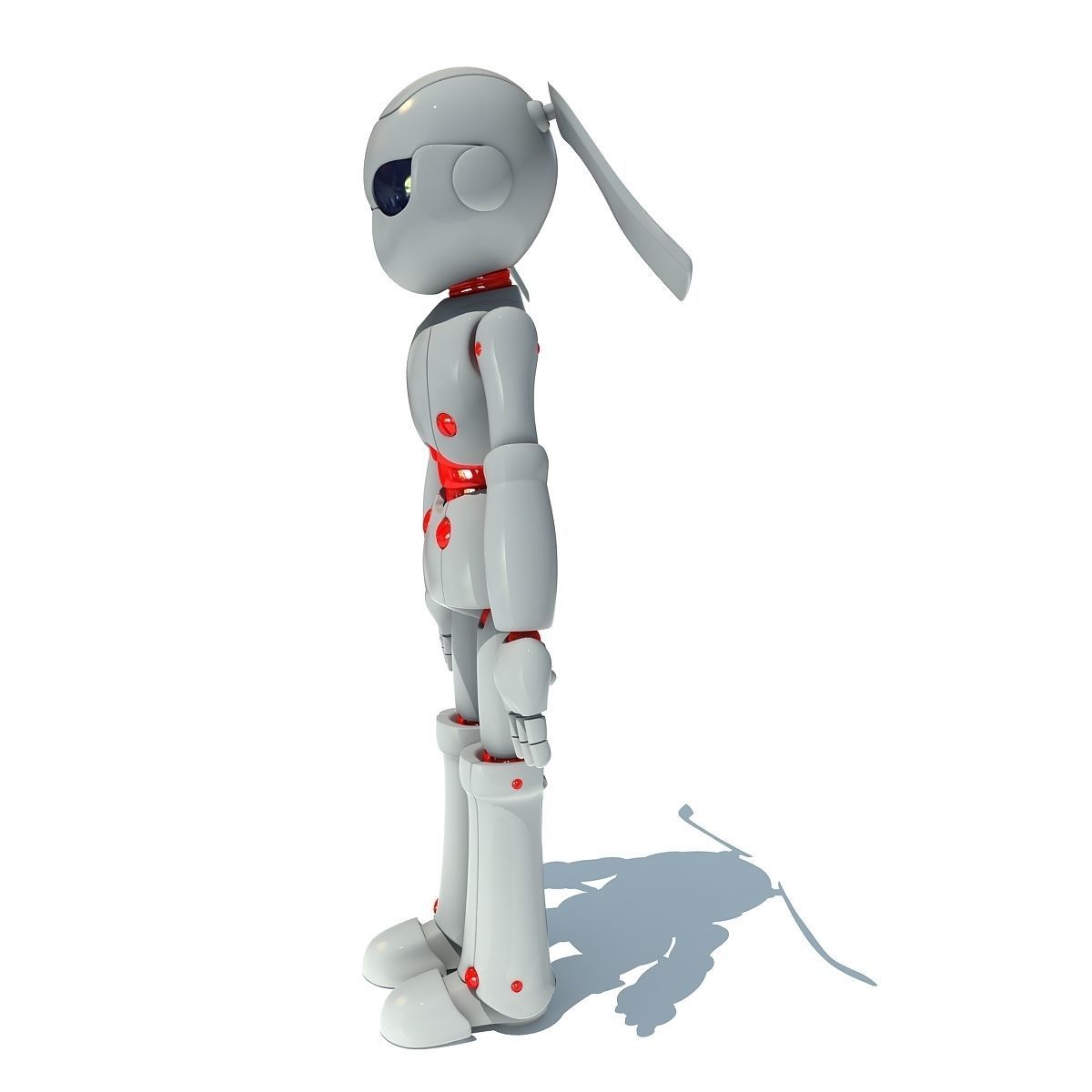 Simple Robot 3D Model 3D model_3