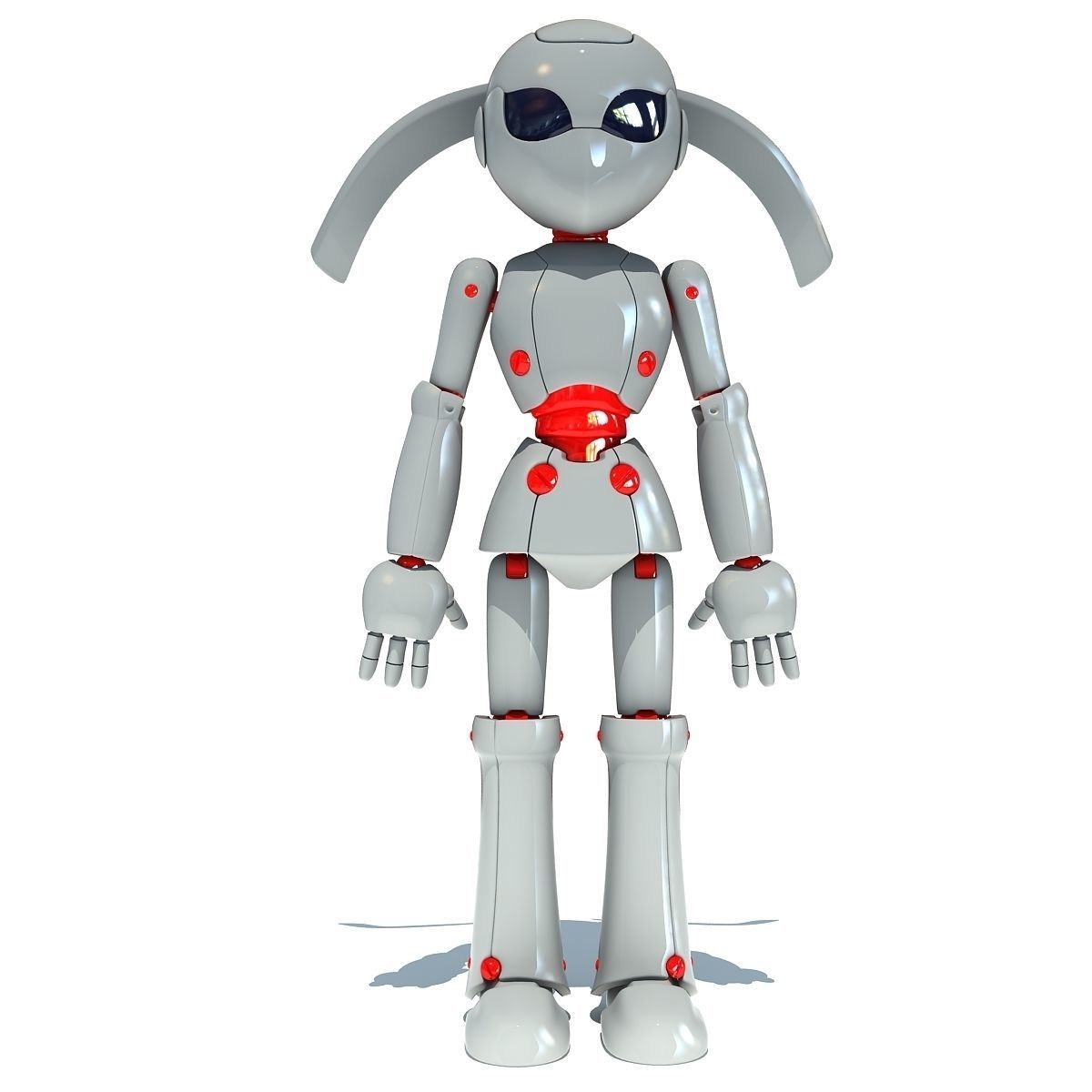 Simple Robot 3D Model 3D model_2