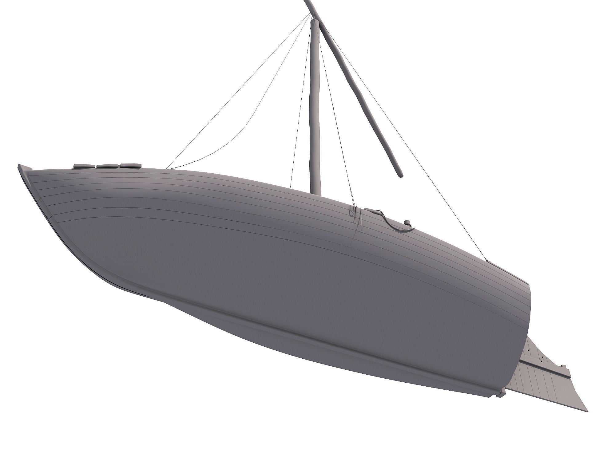 River Nile Boat 3D model_2