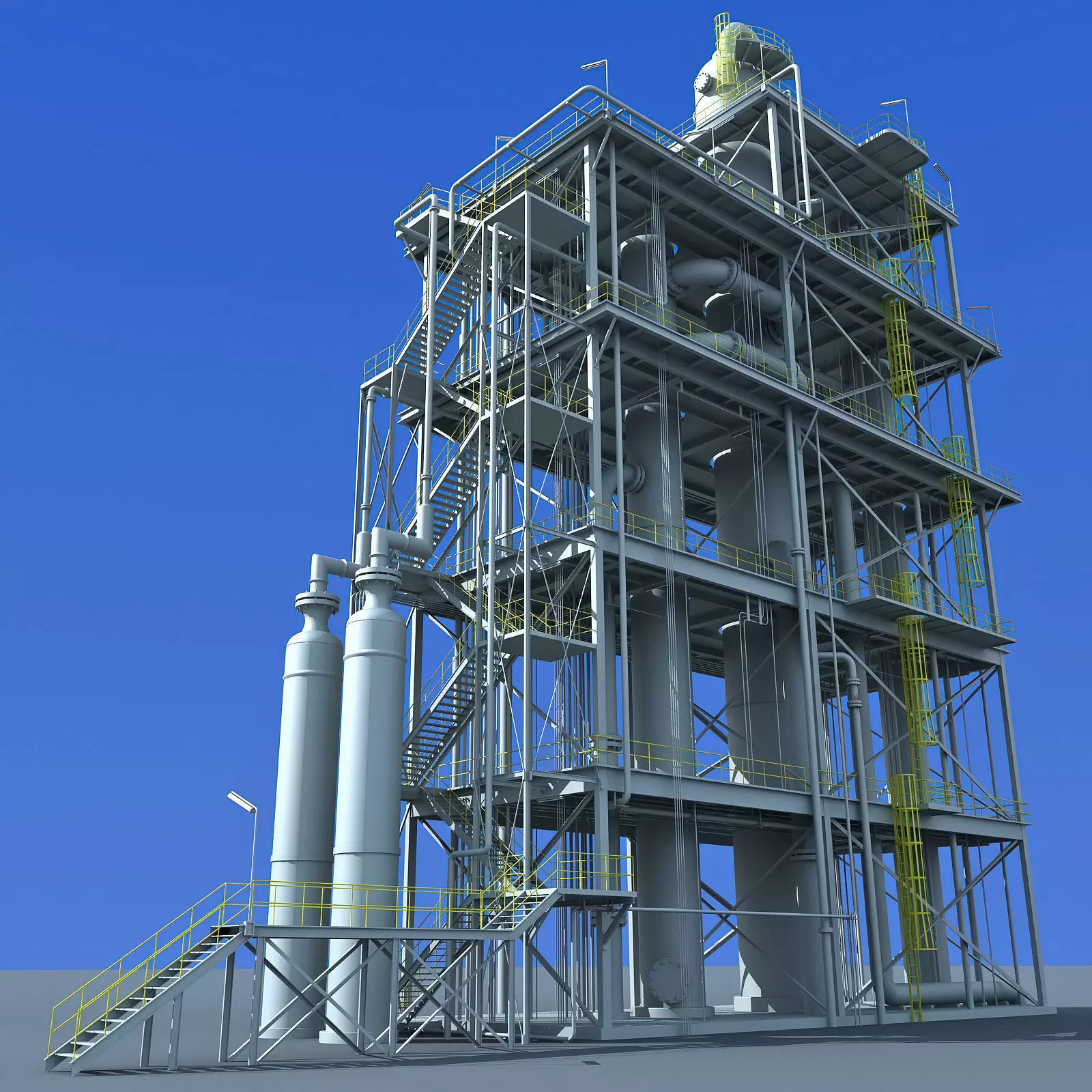 Refinery Unit 3D model
