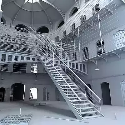 Prison Scene 3D model