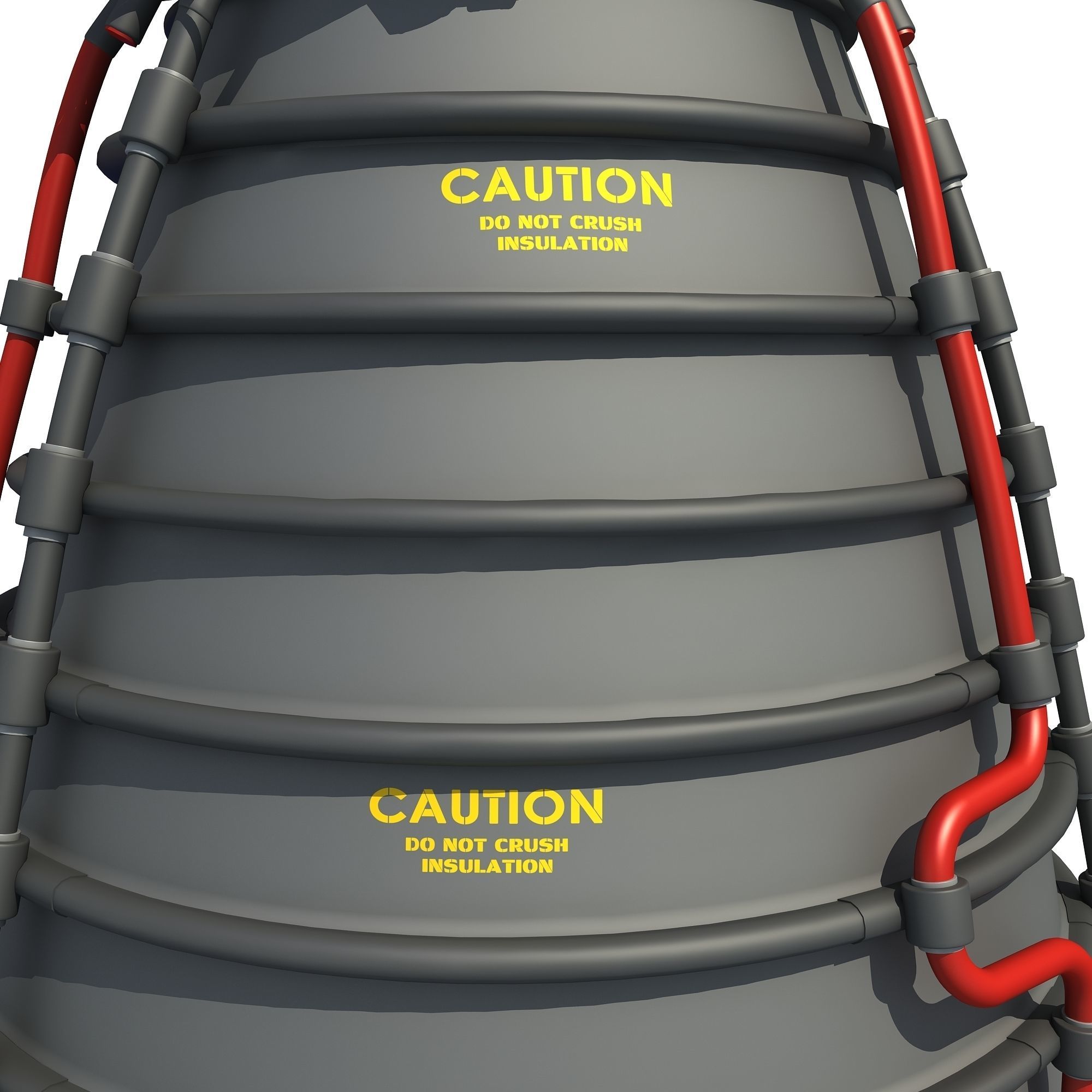 RS-25 Space Shuttle Rocket Engine 3D model_15