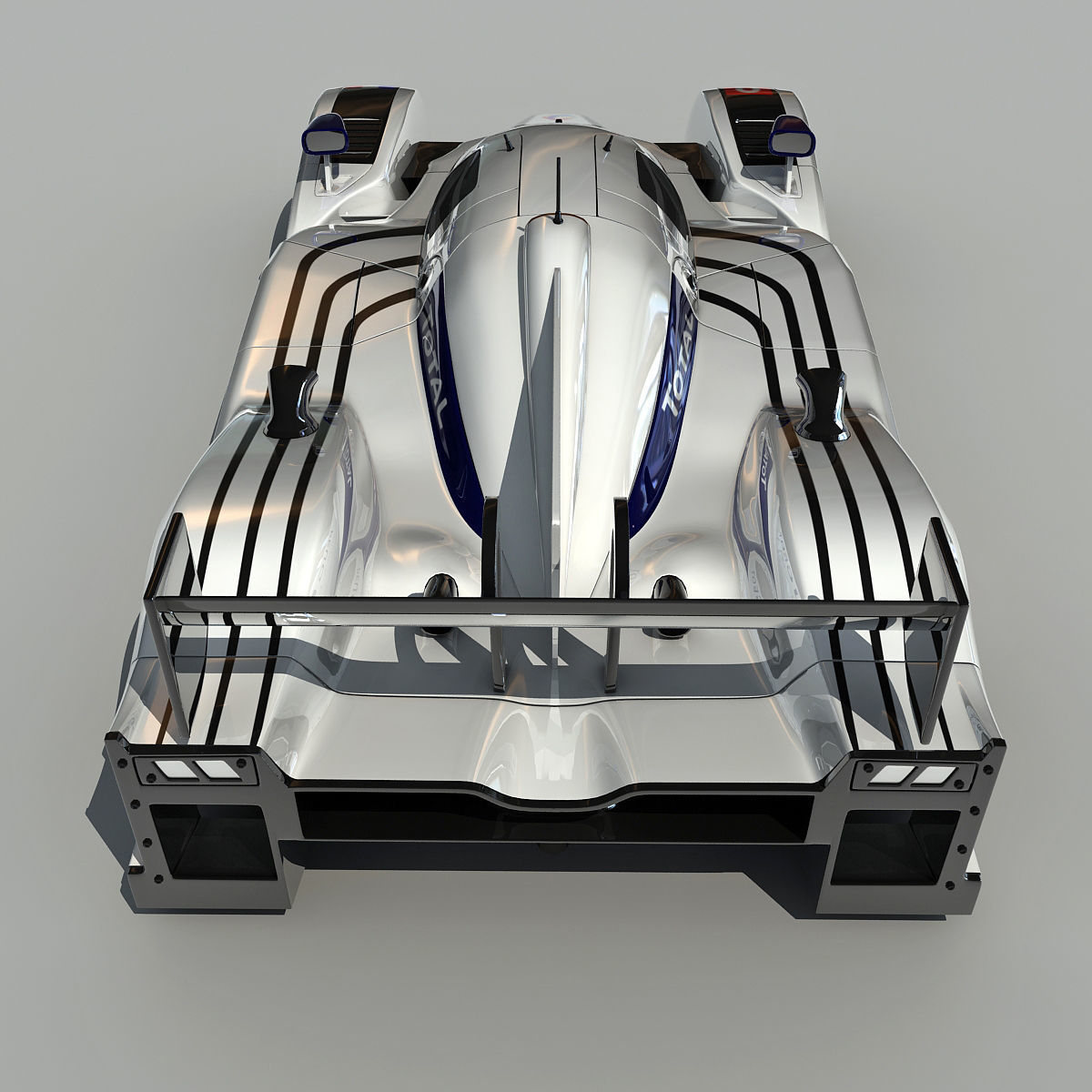Peugeot 908 Hybrid4 Racecar 3D model_18
