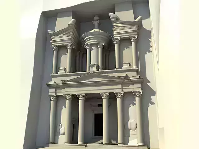 Architecture Petra 3D Model 3D model