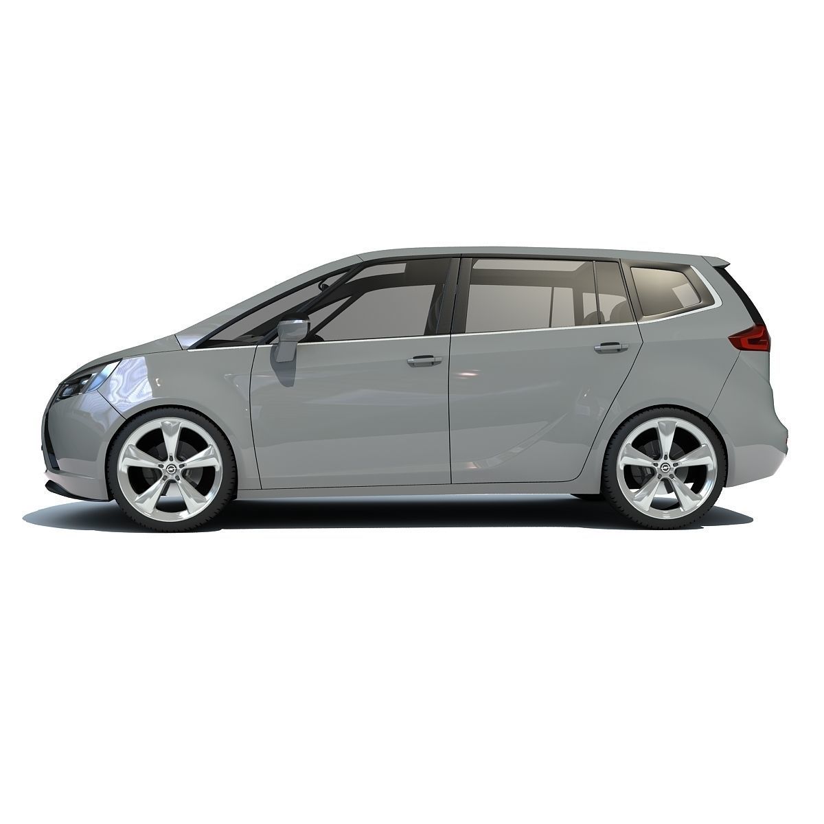 Opel Zafira 3D Car Model 3D model_6