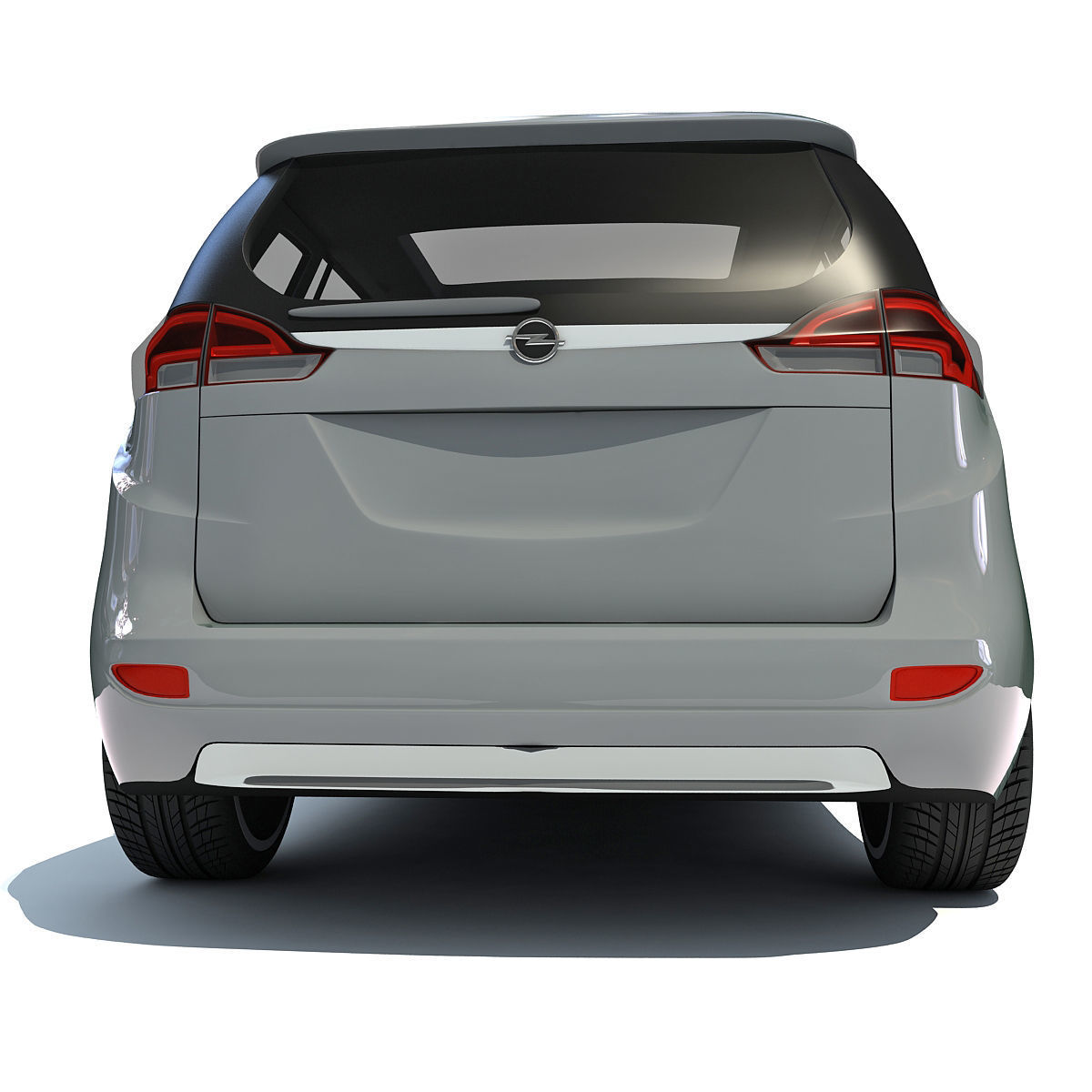 Opel Zafira 3D Car Model 3D model_3