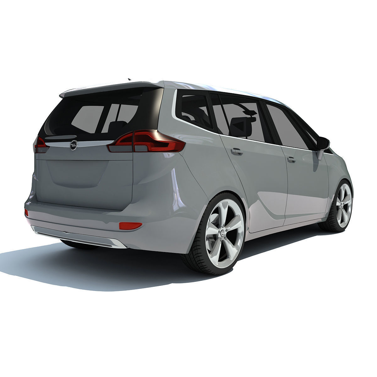 Opel Zafira 3D Car Model 3D model_1