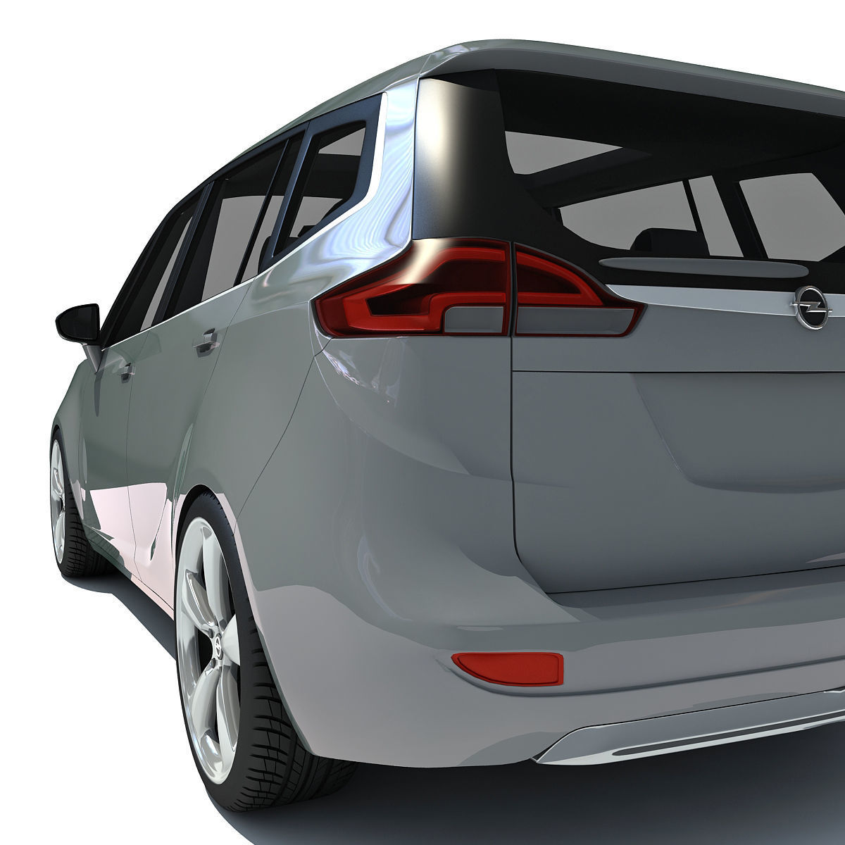 Opel Zafira 3D Car Model 3D model_9