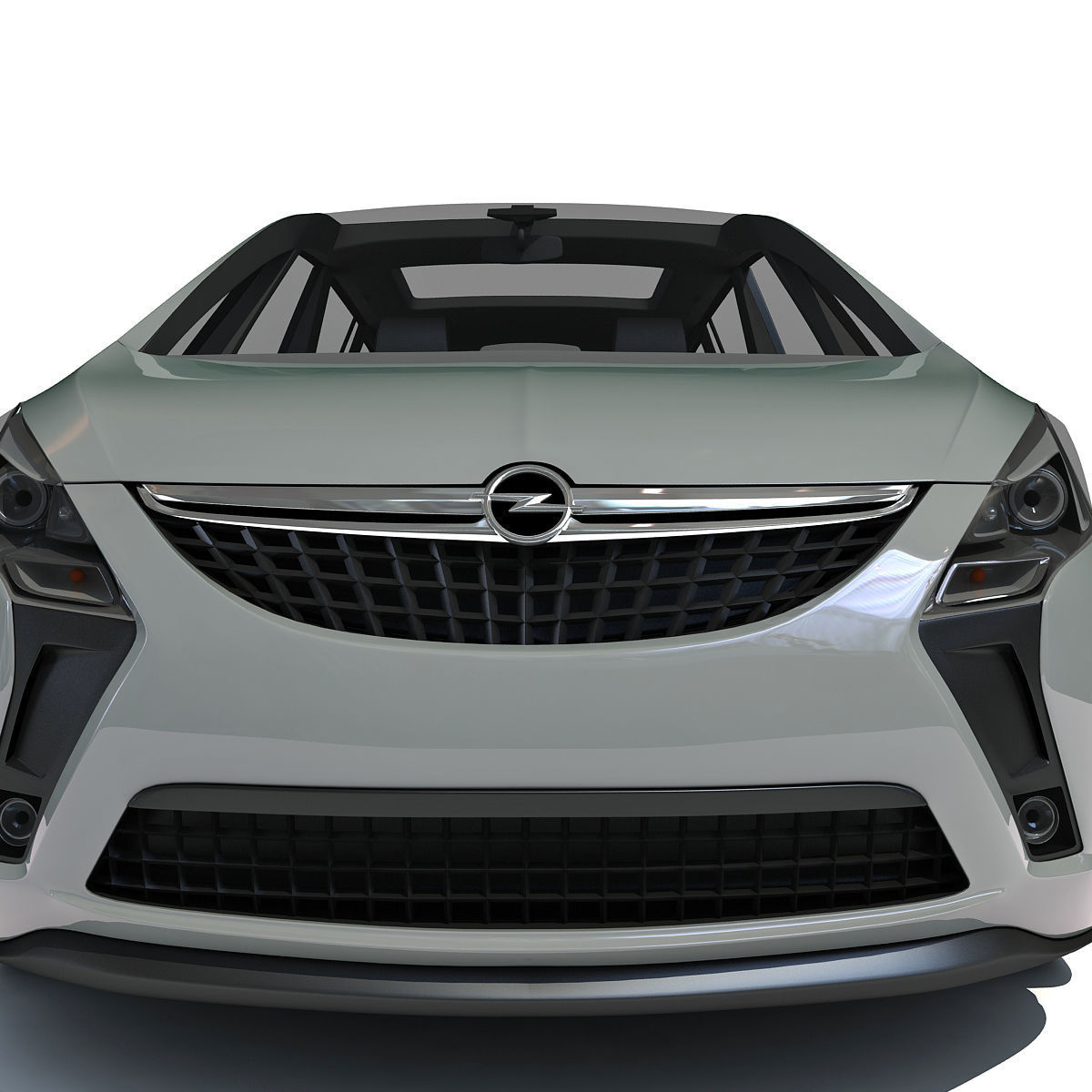 Opel Zafira 3D Car Model 3D model_8