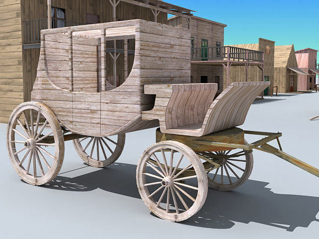 Old Western Town 3D model_14