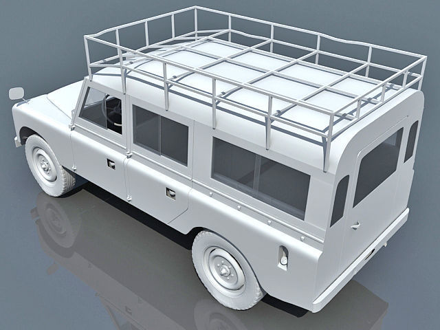 Old Landrover 3D model_2