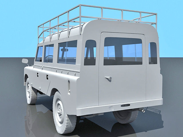 Old Landrover 3D model_4