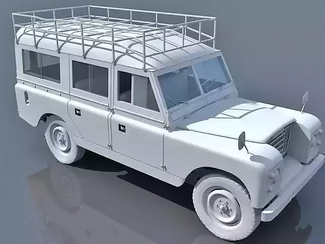 Old Landrover 3D model