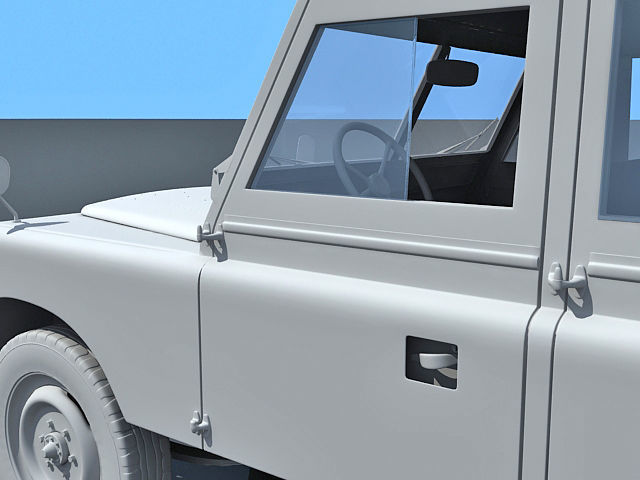 Old Landrover 3D model_6