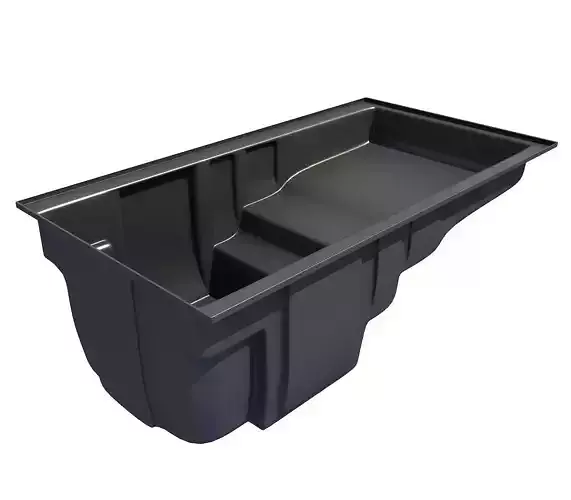 Black Oil Sump Pan 3D model 62