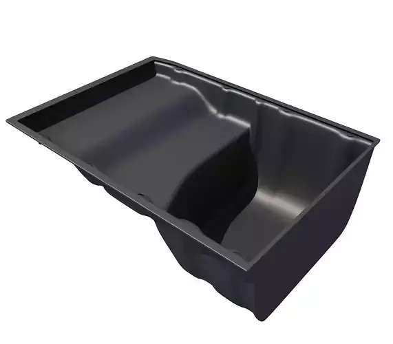 Black Oil Sump Pan 3D model 55