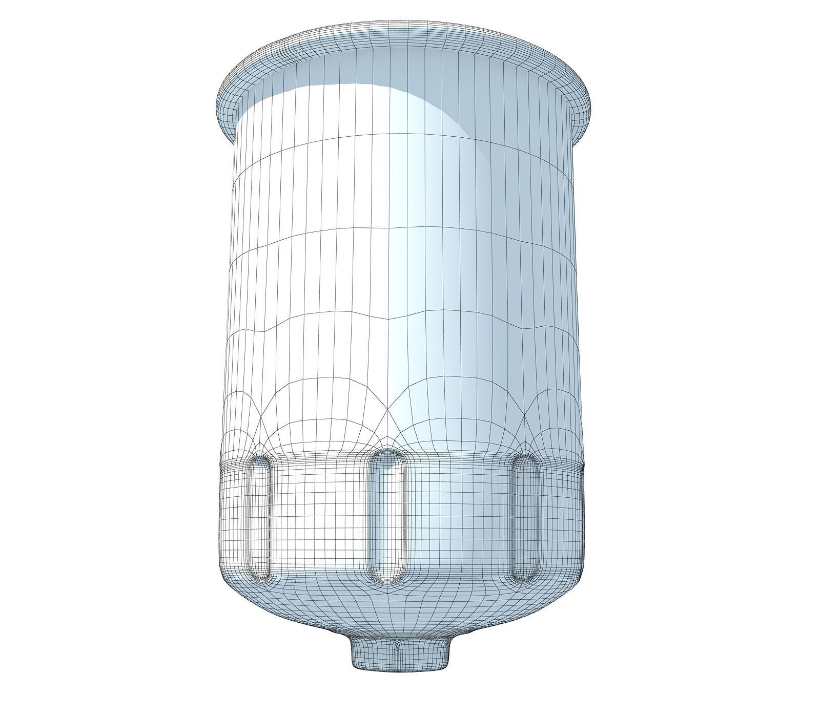 Blue Oil Filter 57 3D model_4