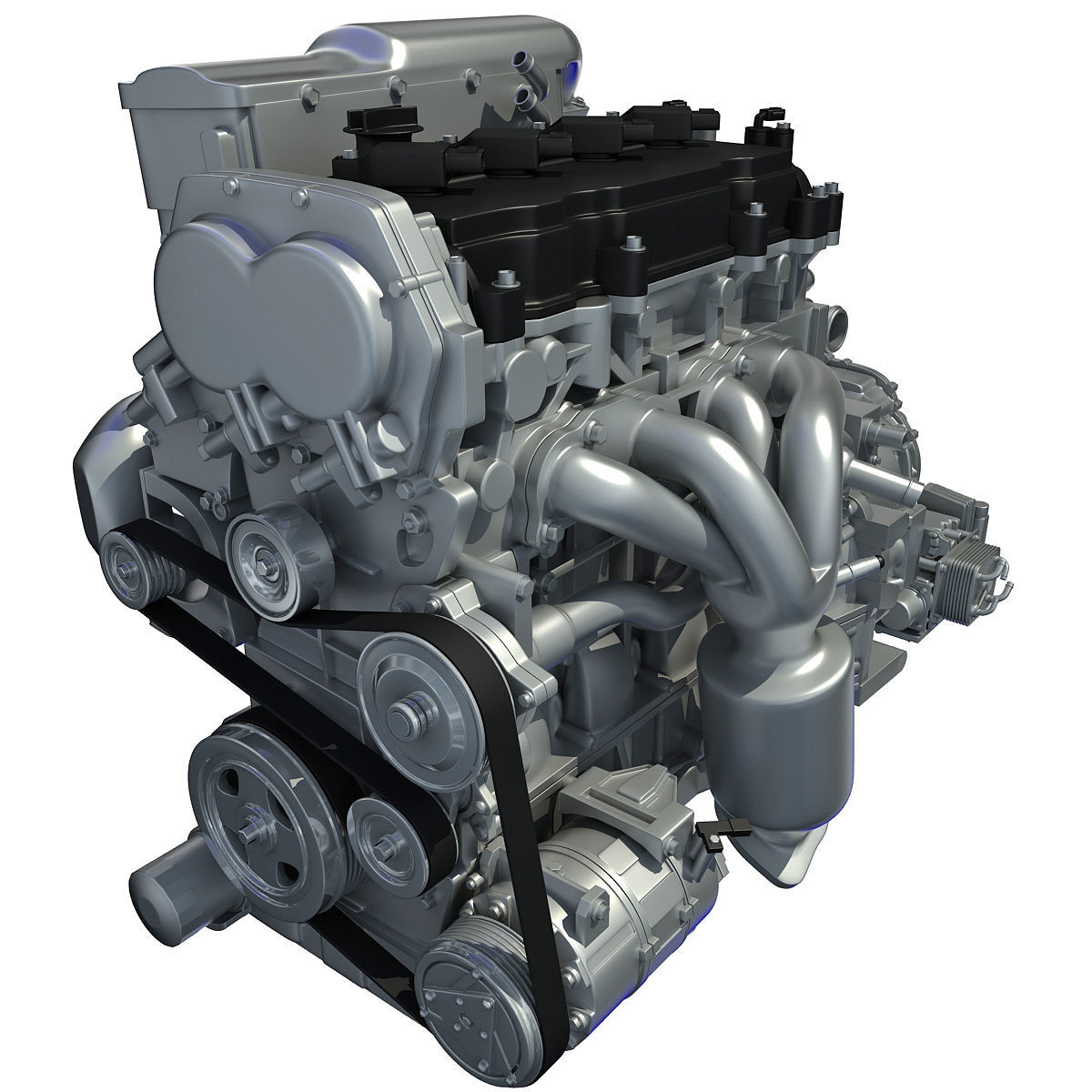 Nissan Altima Hybrid Engine 3D model_6