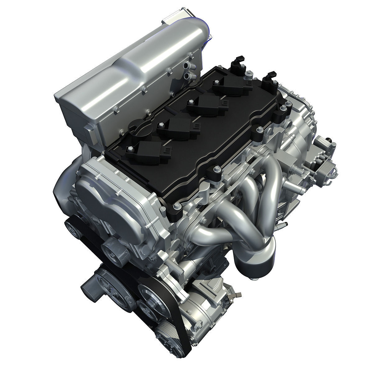 Nissan Altima Hybrid Engine 3D model_7