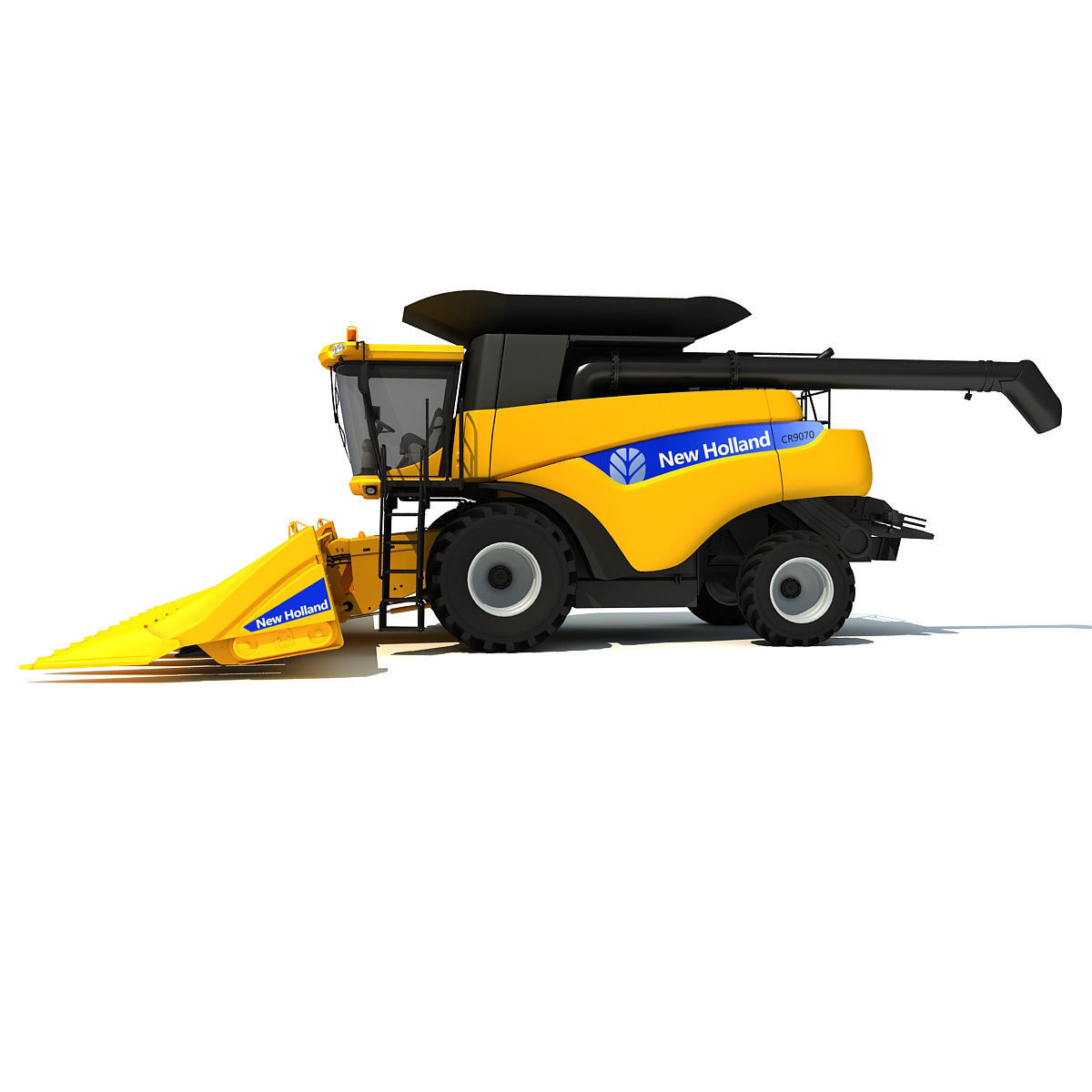 New Holland Harvester 3D model_6