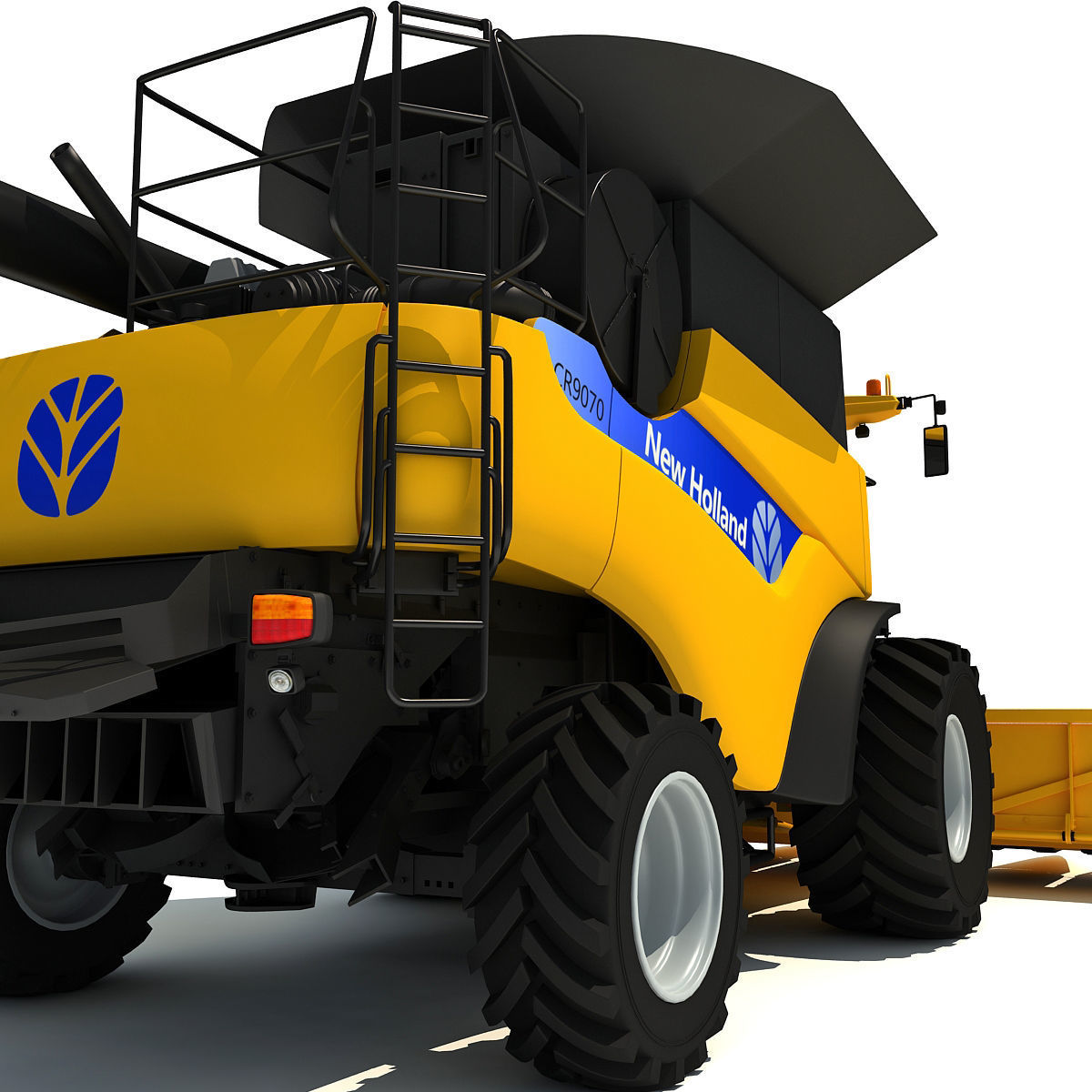New Holland Harvester 3D model_14