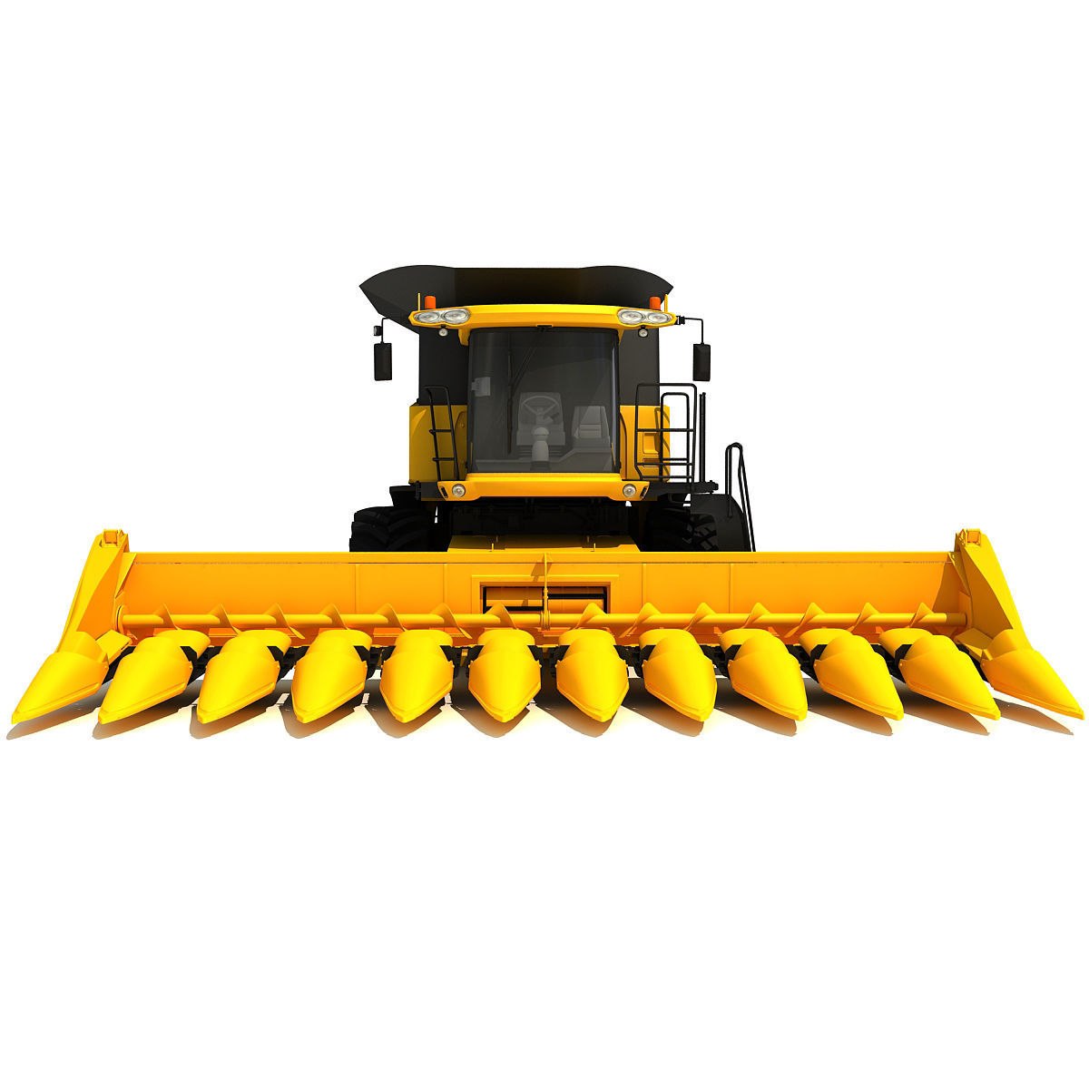 New Holland Harvester 3D model_1