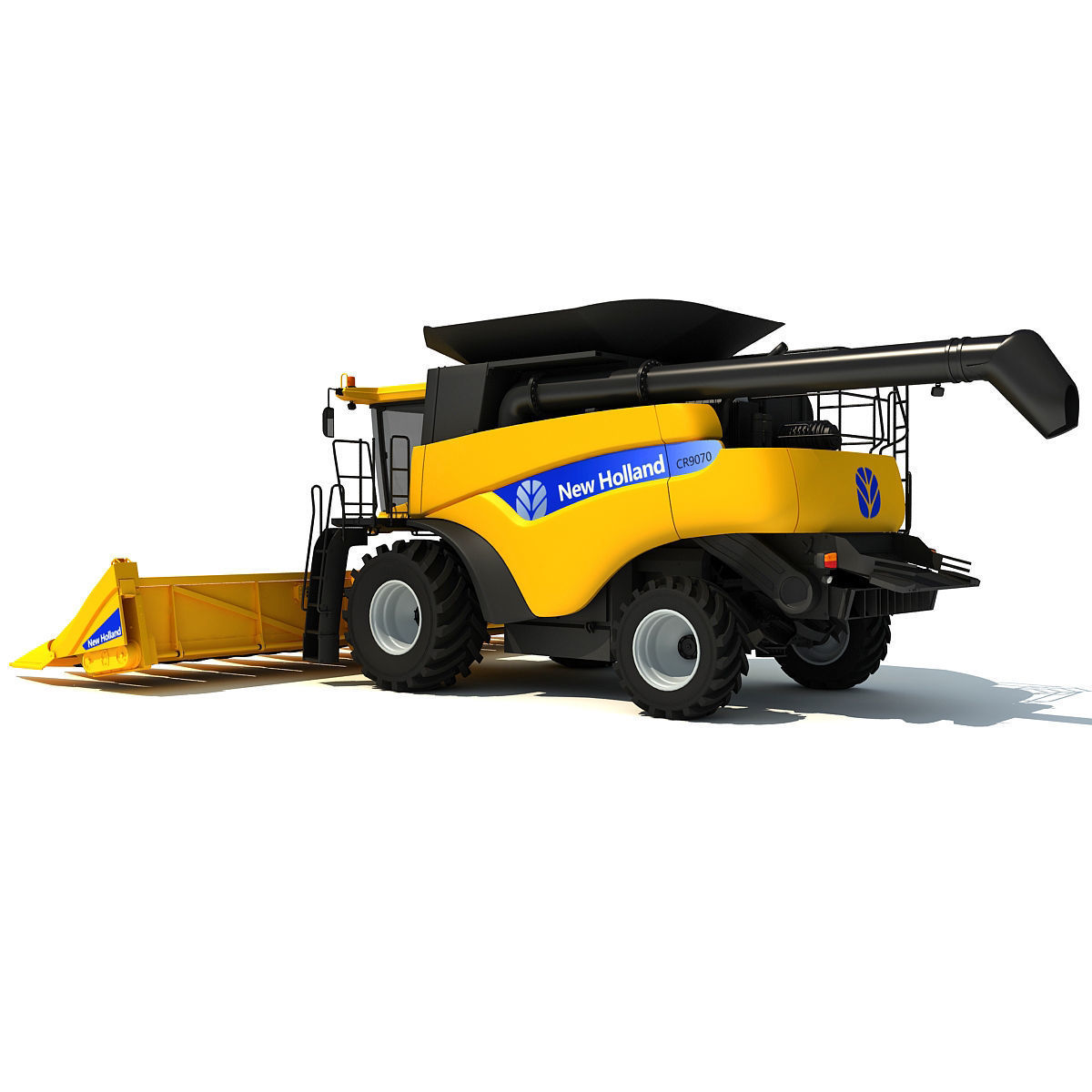 New Holland Harvester 3D model_3