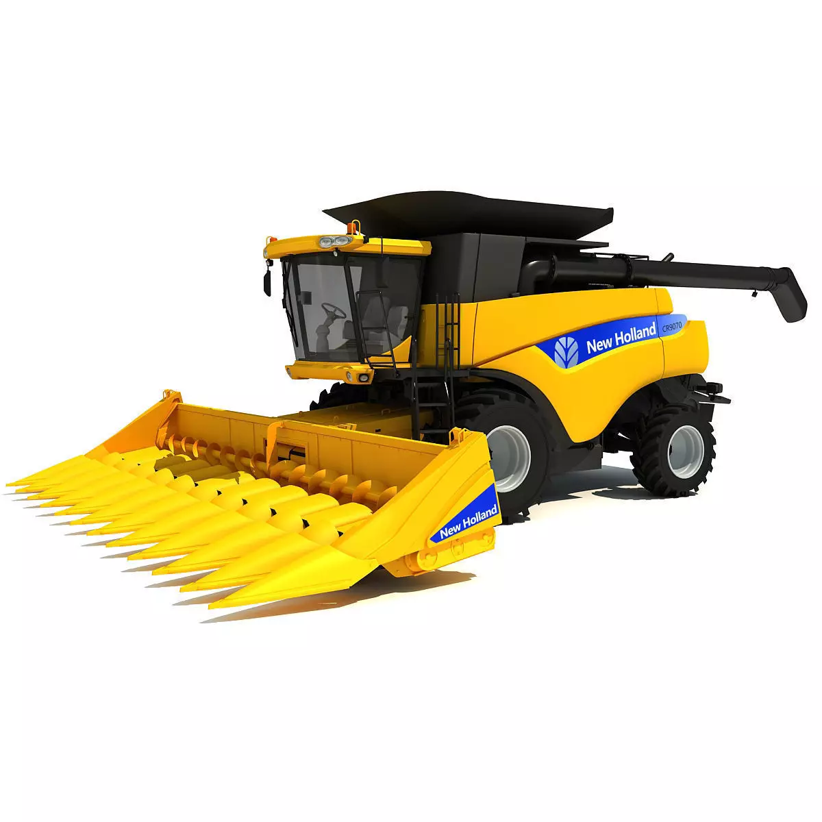 New Holland Harvester 3D model_0