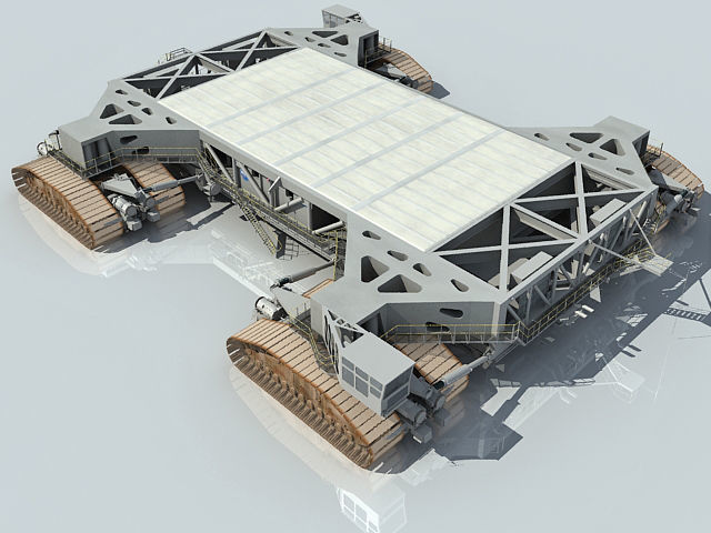 NASA Shuttle Crawler Transporter 3D model_3
