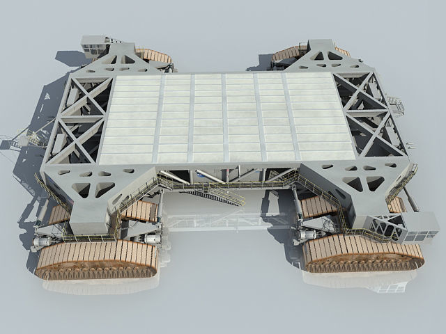 NASA Shuttle Crawler Transporter 3D model_2