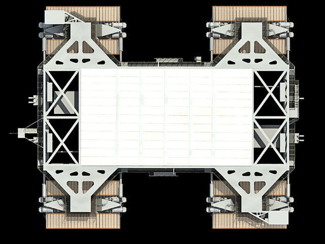 NASA Shuttle Crawler Transporter 3D model_7