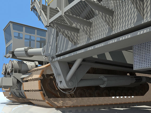 NASA Shuttle Crawler Transporter 3D model_12
