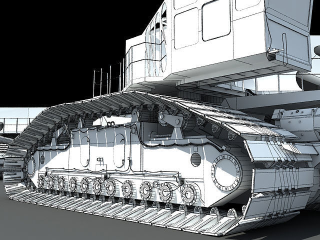 NASA Shuttle Crawler Transporter 3D model_31