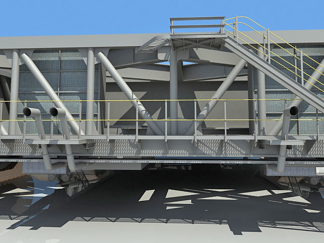 NASA Shuttle Crawler Transporter 3D model_11