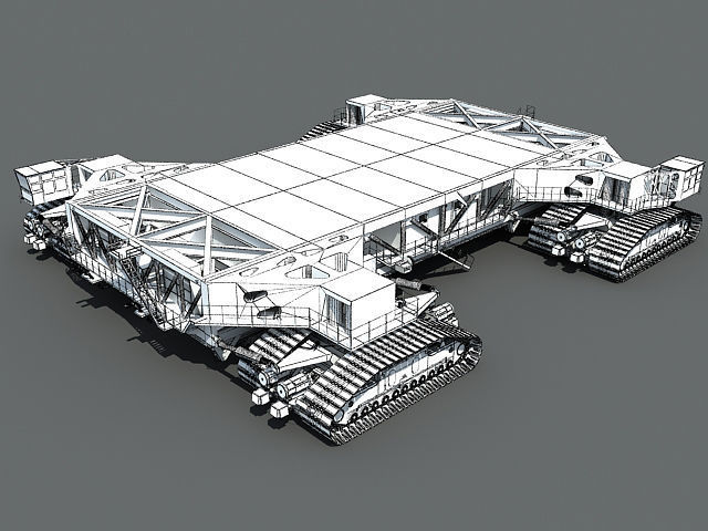 NASA Shuttle Crawler Transporter 3D model_33