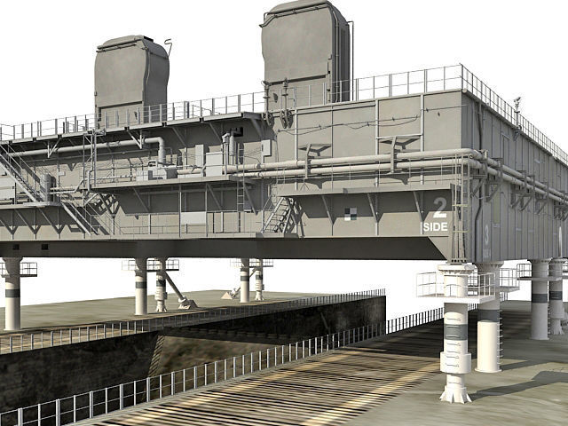 NASA Mobile Launch Platform 3D model_1